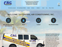 Tablet Screenshot of central-ac.com
